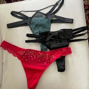 VS sexy thongs set of 3